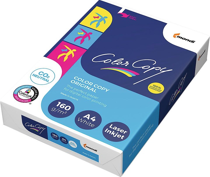 Actual product image Mondi colour copy (160 g/m², 250 x, A4)