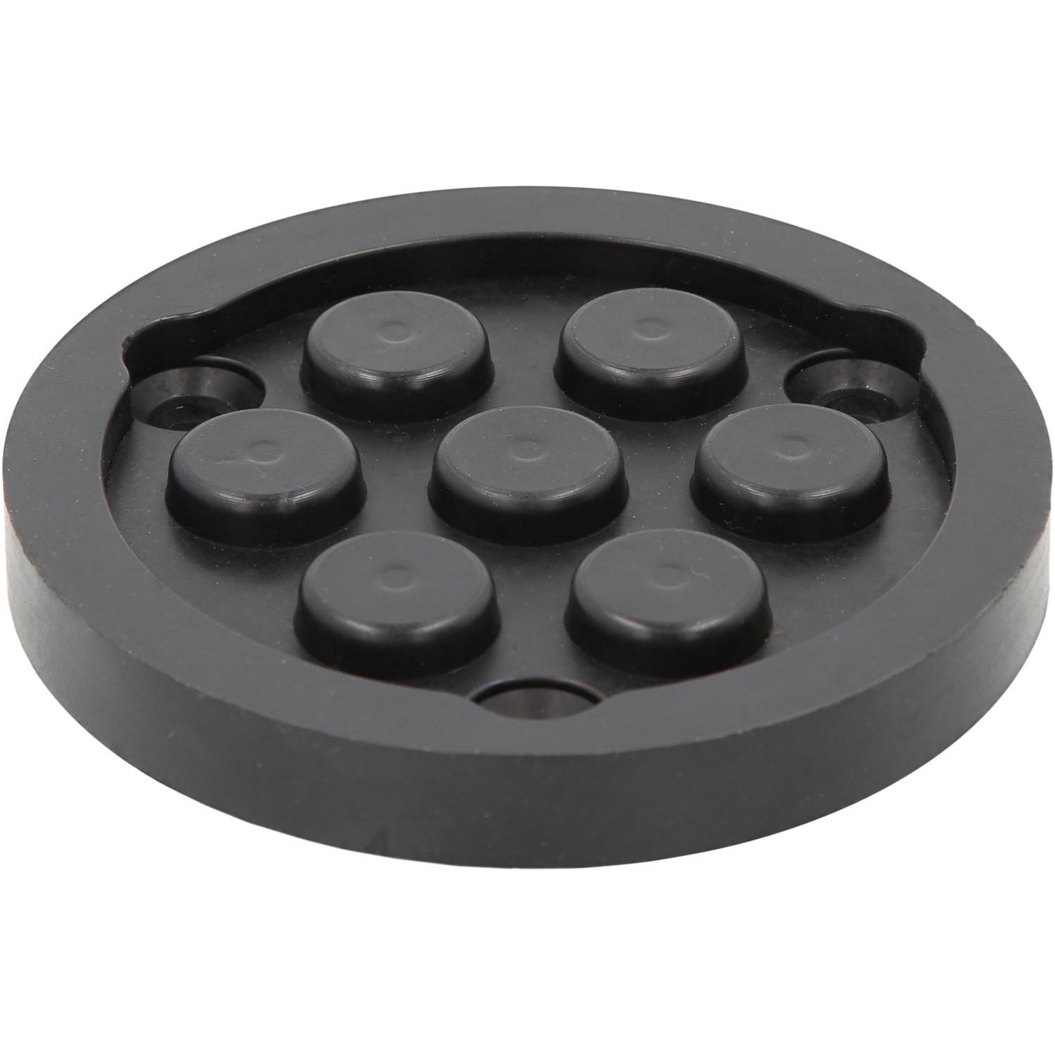 KS Tools, Utensili autofficina, Gummiteller 24 für Zippo Hebebühnen, Ø 123 mm