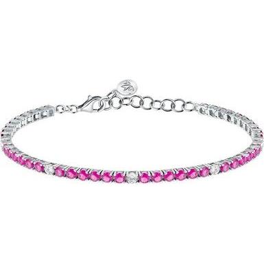 Morellato, Armschmuck, Silver Tennis Bracelet With Cubic Zirconia Tesori Saiw258