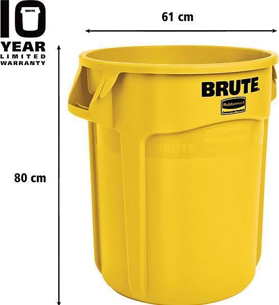 Produktbild Rubbermaid Universalcontainer, rund (166 l)