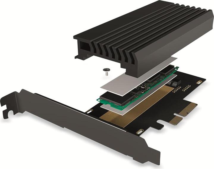 Immagine prodotto Icy Box IB-PCI214M2-HSL (PCI Express 3.0 x4)