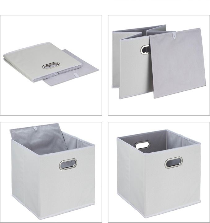 Produktbild Relaxdays 2x Aufbewahrungsbox (33 x 33 x 32 cm, 34.85 l)