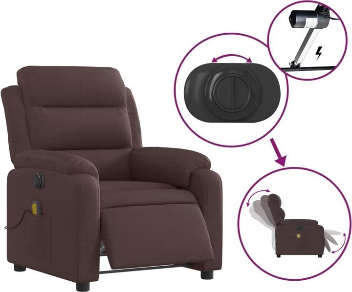 Image du produit vidaXL elektrischer Massagesessel