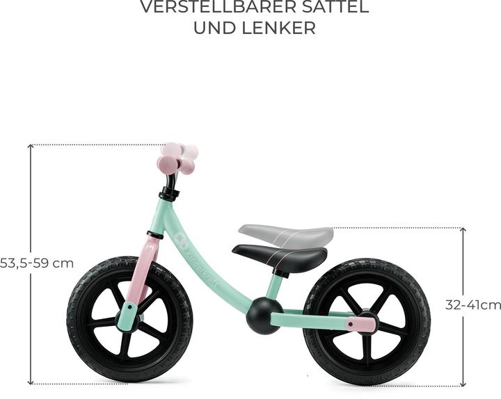 Produktbild KinderKraft balance bike 2WAY NEXT 2025 CANDY MINT