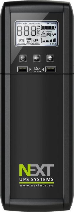 Image du produit Next Mint+ 1000 - UPS - 220/230/240 volt wisselstroom V - 600 Watt - 1000 VA - 9 ampre-uur - USB - Belgi (1000 VA, 600 W, Line-interactive Onduleur)