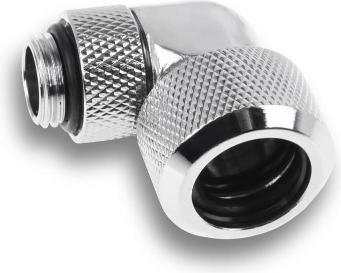 Actual product image Alphacool Icicle 16mm HardTube Screw-on 90?? rotatable G1/4 for acrylic/brass tubes - 4pcs S