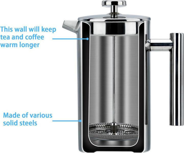 Produktbild Intirilife Kaffeekanne in SILBER (1 l)