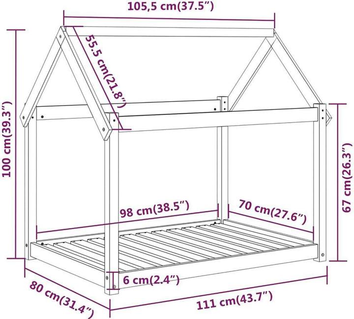Image du produit vidaXL Hundebett (Chien)