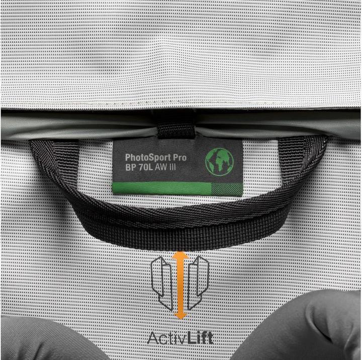 Actual product image Lowepro PhotoSport PRO 70L AW III(M-L) (Photo backpack, 70 l)