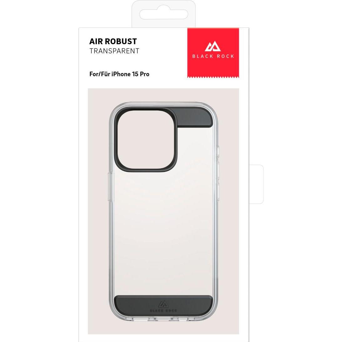 Thumbnail - Black Rock Air Robust (Apple iPhone 15 Pro), Smartphone Hülle, Schwarz