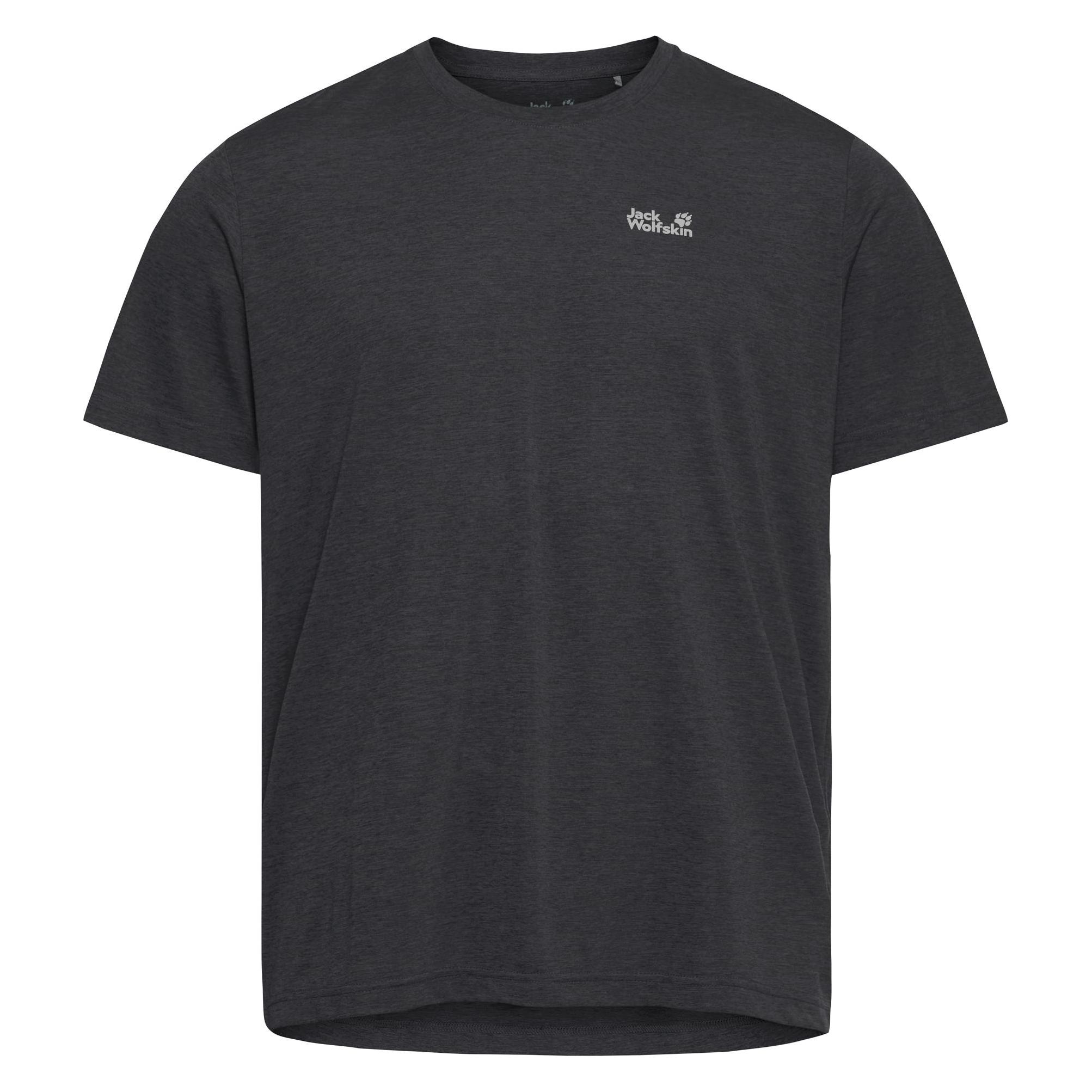 Jack Wolfskin, Herren, Shirts, Wildtrail T M, Grau, (Xl)