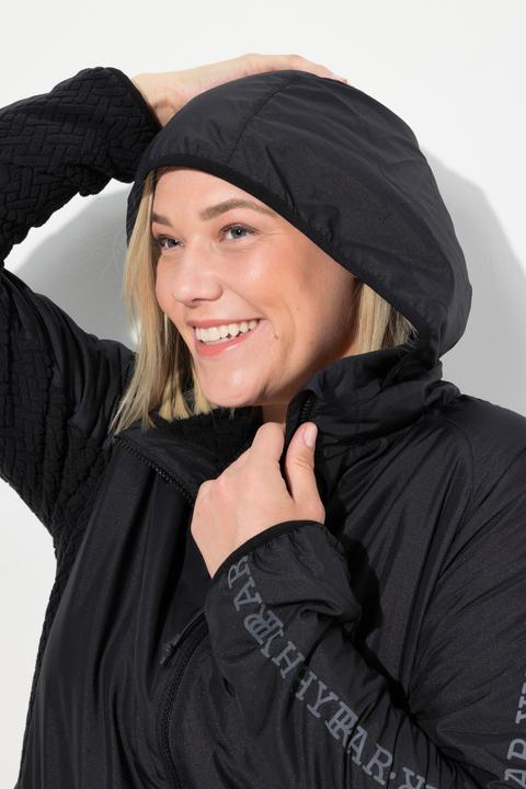 Produktbild Ulla Popken Funktionsjacke, Stehkragen, Kapuze, 2-Wege-Zipper (46, 48)