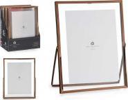 Immagine prodotto Giftdecor cornice in metallo ramato con doppio vetro 15x20cm (15 x 20 cm)