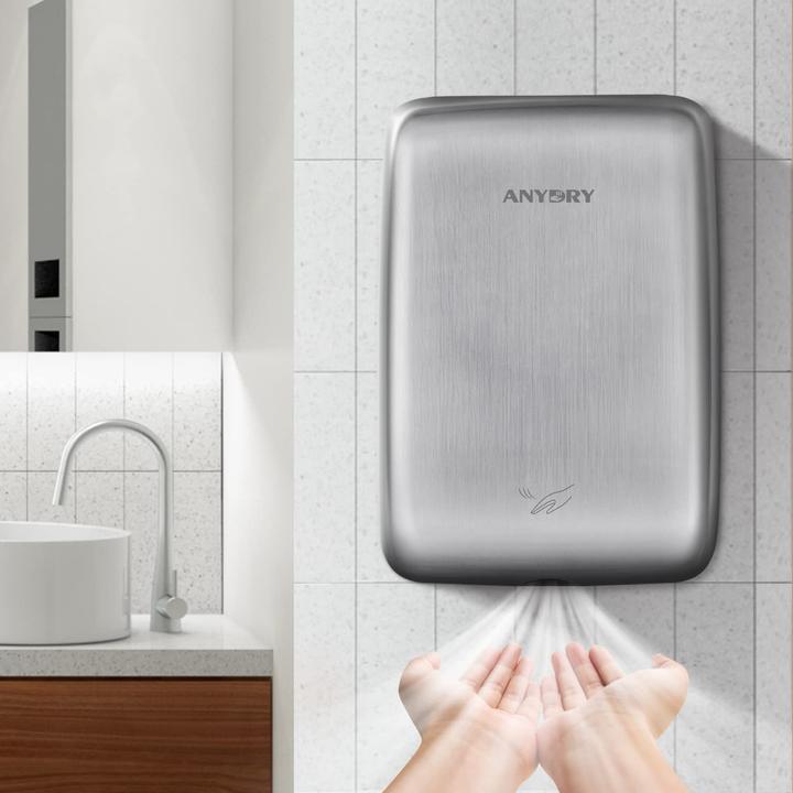 Produktbild Anydry Mini Elektrischer Händetrockner, Gebürstet