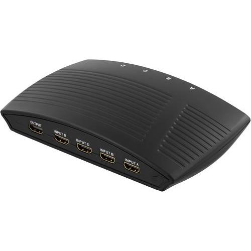 Deltaco HDMI-206 - HDMI - Kunststoff - 1080p, Switch Box