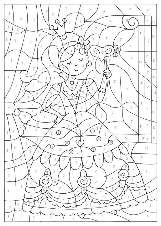 Actual product image Tessloff Painting by Numbers. Princesses