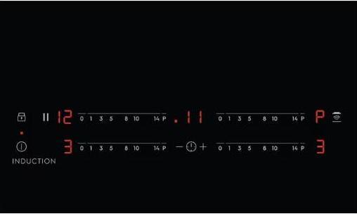 Produktbild Electrolux LIL61443C Schwarz Eingebautes 59 cm Induktionskochfeld 4 Herd(e)