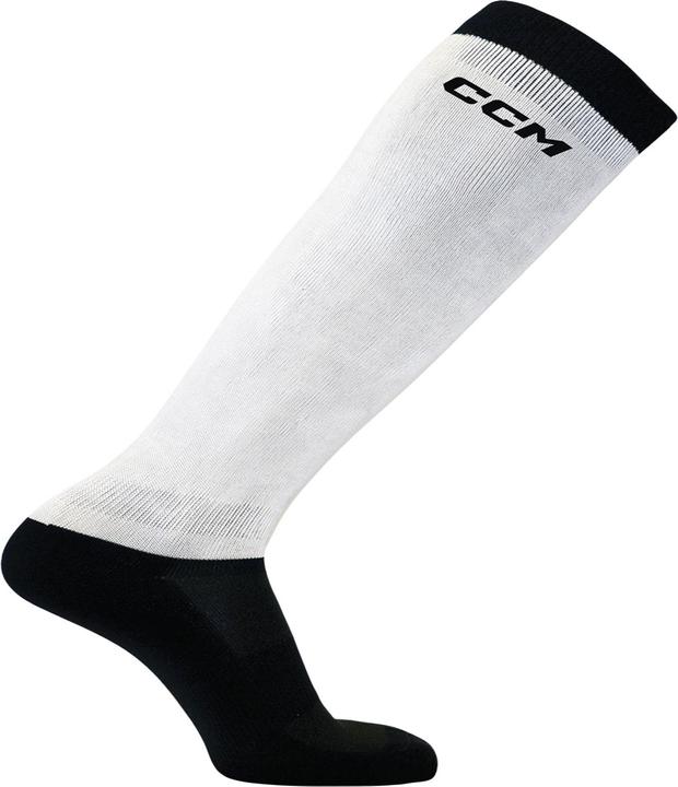 Produktbild CCM SOCKPLCT5K Skate-Socken Silber/Schwarz XL (5595017) (XL)