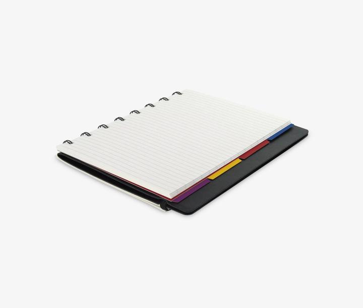 Actual product image Filofax Notebook black soft cover (A5, Lined, Soft cover)