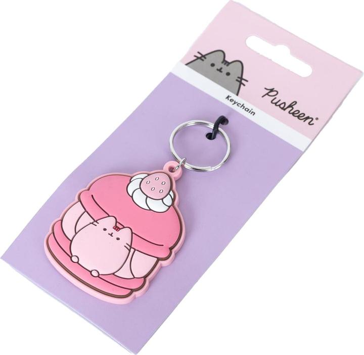 Actual product image Pusheen Strawberry PVC Keyring
