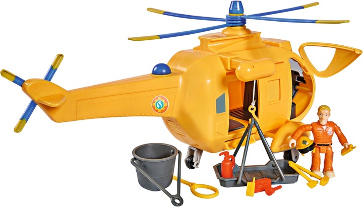 Image du produit Simba Pompier Sam Wallaby 2 Hélicoptère Mef Figure