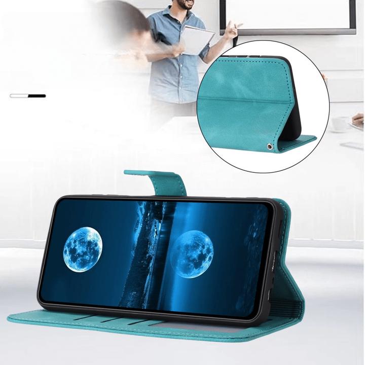 Actual product image Cover-Discount Galaxy S25+ / S24+ Plus – Wildleder Look Etui im Vintage Design (Samsung Galaxy S25+, Samsung Galaxy S24+)