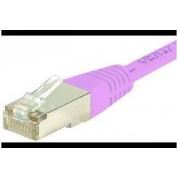 Thumbnail - Exertis Connect Patchkabel S/FTP, PiMF, CAT.6, rosa, 0,3 m Patchkabel mit besonders schmalem Knickschutz (S/FTP, CAT6, 0...