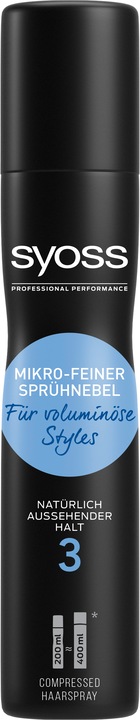 Actual product image Syoss Hairspray for voluminous styles 200 ml (200 ml)