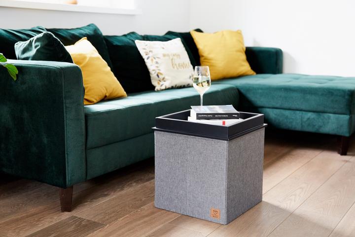 Image du produit Love it Store it PREMIUM Pouf avec plateau