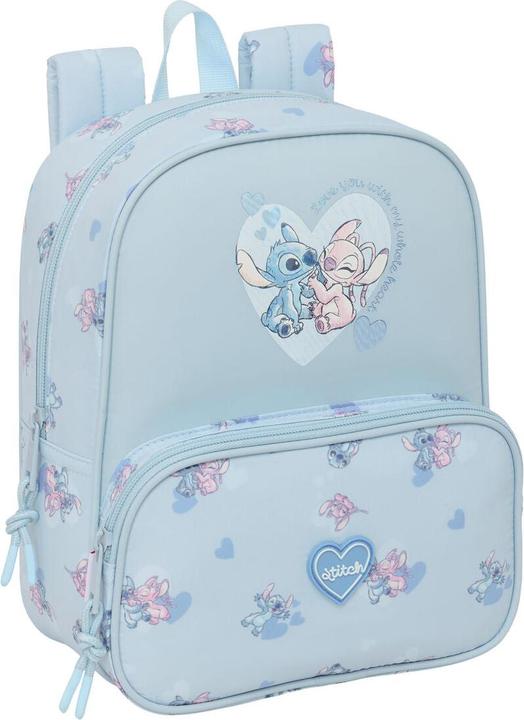 Lilo & Stitch Schulrucksack Hellblau 22 x 27 x 10 cm