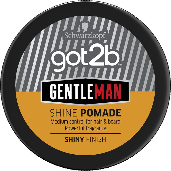 Actual product image Got2b Hair Pomade Shine Gentleman 100 ml (Hair wax, 100 ml)