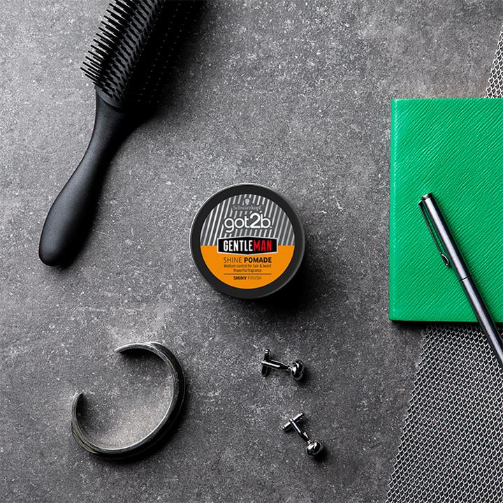 Actual product image Got2b Hair Pomade Shine Gentleman 100 ml (Hair wax, 100 ml)