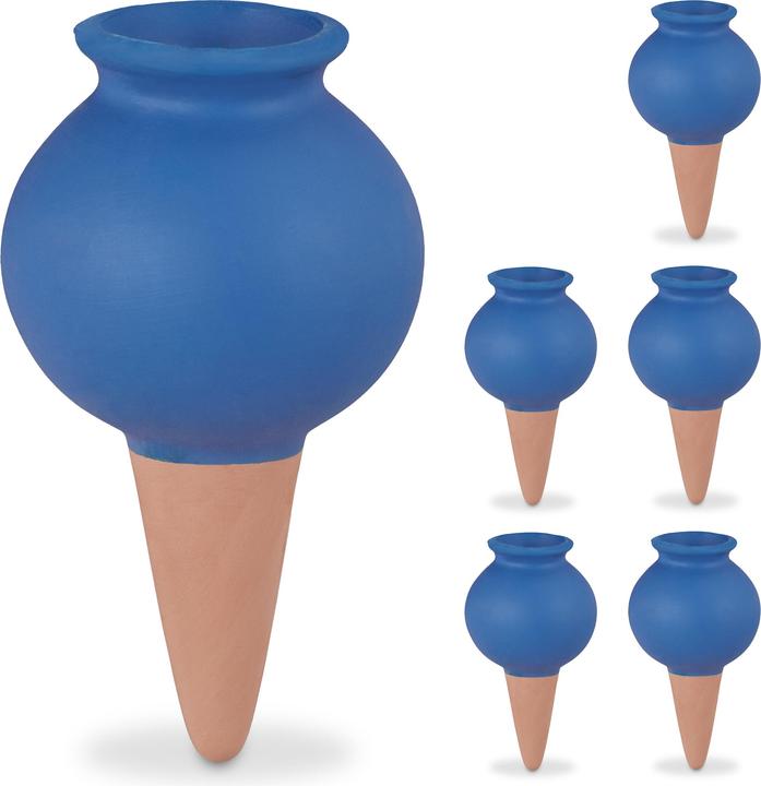 Terrakotta, Blau