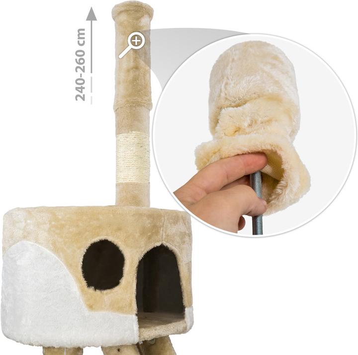 Image du produit tectake Hansi (260 cm, Beige, Blanc)
