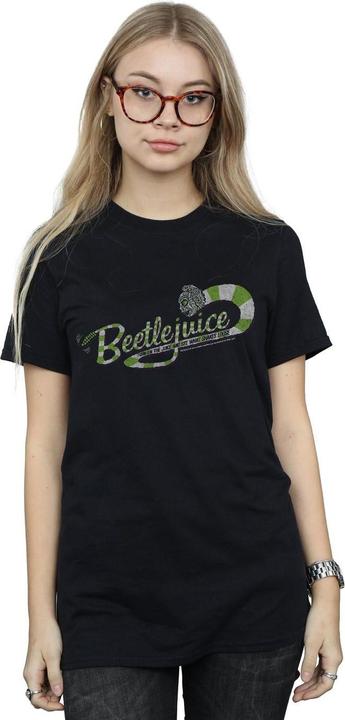 Produktbild Beetlejuice Sandwurm Alt Logo Baumwolle Boyfriend TShirt (4XL)