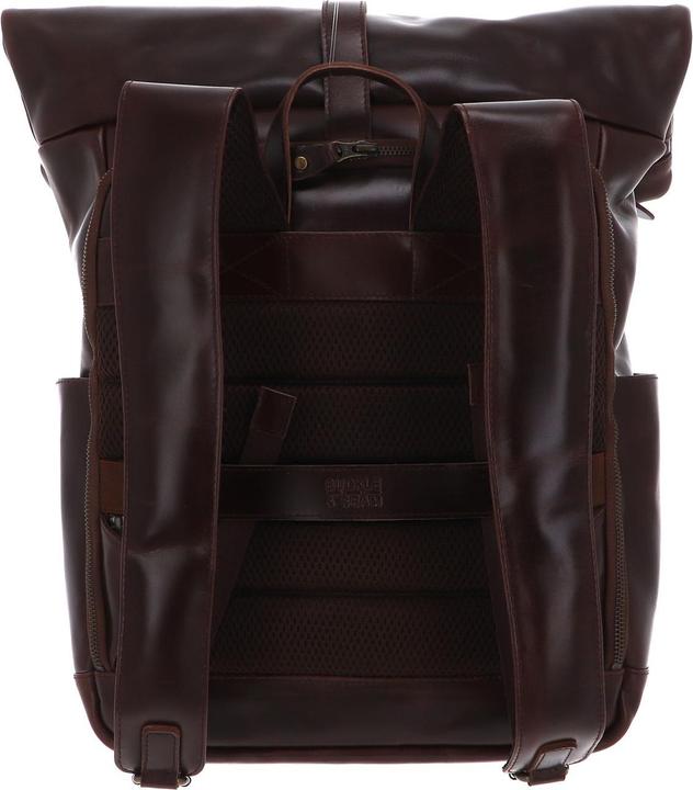 Actual product image Buckle & Seam Rolltop backpack Nomad Brown/Dots (28 l)