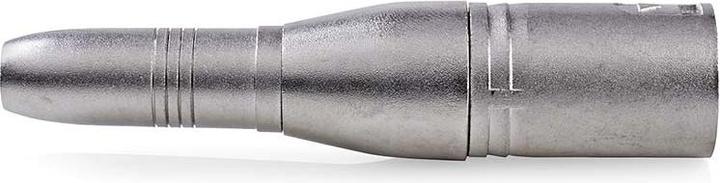 Produktbild Nedis XLR Adapter | XLR 3-Pin Stecker | 6.35 mm Buchse | Vernickelt | Gerade | Metall | Silber | 10
