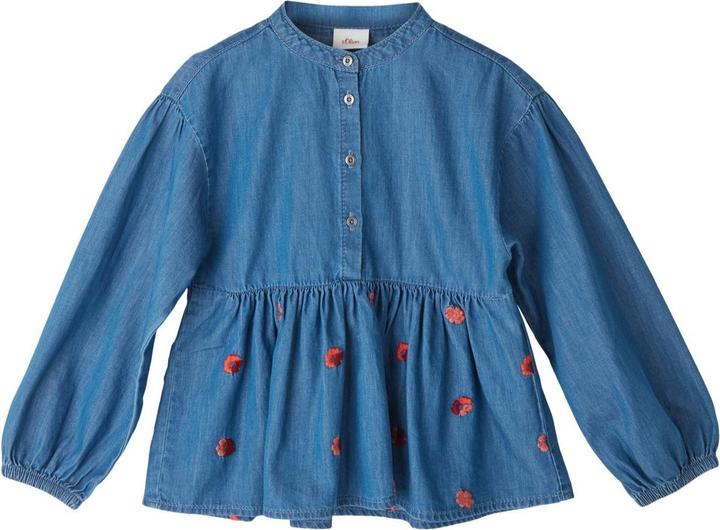 Produktbild S.Oliver Jeansbluse mit Volants (98)