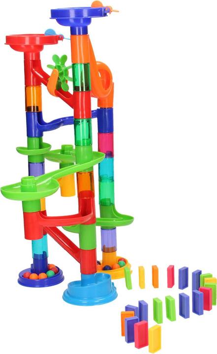 Actual product image Yulin Domino Tornado marble run, 60 pcs.