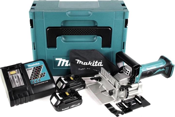 Productafbeelding Makita DPJ 180 RYJ 18 V Li-Ion accu groeffrees in Makpac + 2 x 1,5 Ah accu + lader