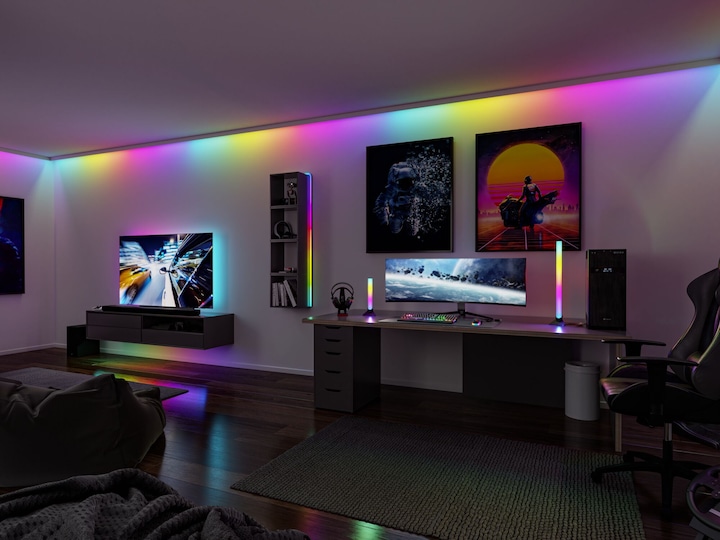 Image du produit Paulmann Tube EntertainLED Black Neon (RGB, 500 cm, Intérieur)