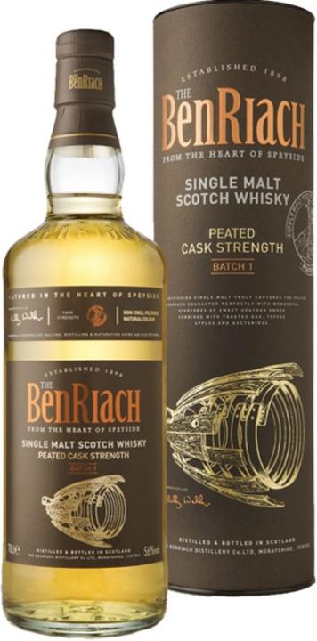 Produktbild BenRiach Single Malt Peated Cask Strength Batch 1 (Single Malt)