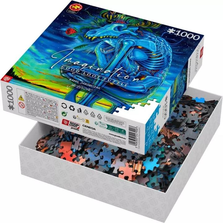 Actual product image Cenega Puzzle Good Loot Imagination - Kamil Jakóbczak: Weisser Wolf 1000 Stück(e) (1000 pieces)