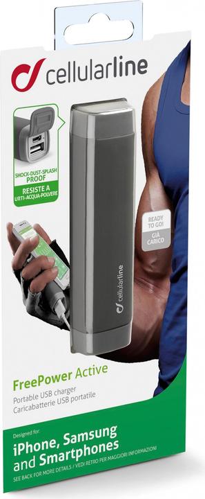 Actual product image Cellularline Freepower Active (2200 mAh, 5 W, 8.14 Wh)