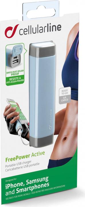Actual product image Cellularline Freepower Active (2200 mAh, 5 W, 8.14 Wh)
