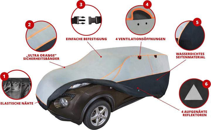 Produktbild Walser Auto-Hagelschutzplane wasserdicht Auto Abdeckplane Perma Protect SUV/VAN Grösse 6