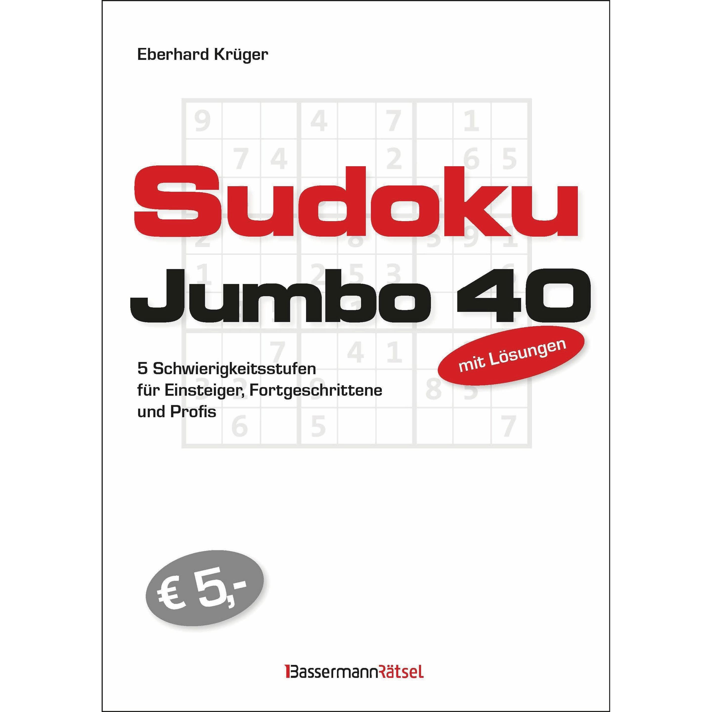 Thumbnail - Sudokujumbo 40, Ratgeber von Eberhard Krüger