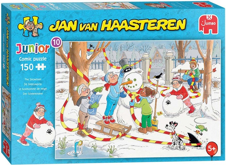 Immagine prodotto Jan van Haasteren Puzzle Junior - Pupazzo di neve, 150 pezzi (150 pezzi)