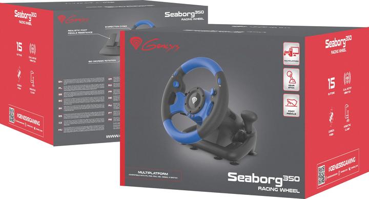 Actual product image Genesis Seaborg 350 (PC, PS4, Xbox 360, PS3, Xbox Series X, Xbox Series S, Switch, Xbox One X, Xbox One S)