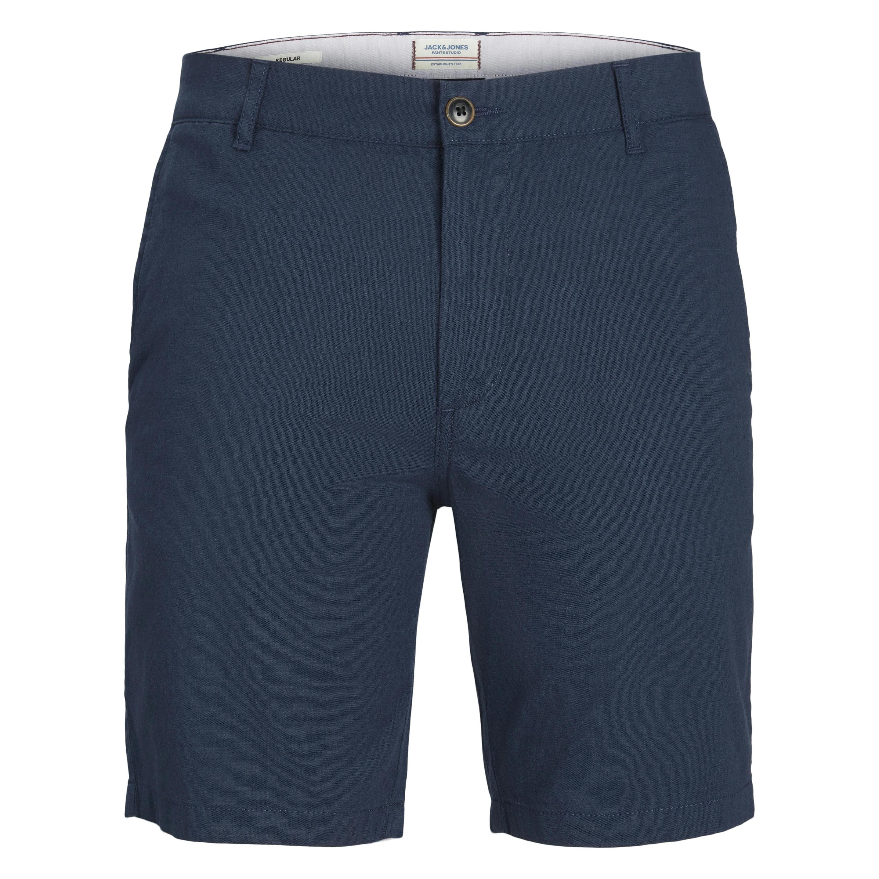 Jack & Jones, Jungen, Shorts, Boys Leinen Shorts, Blau, (170)